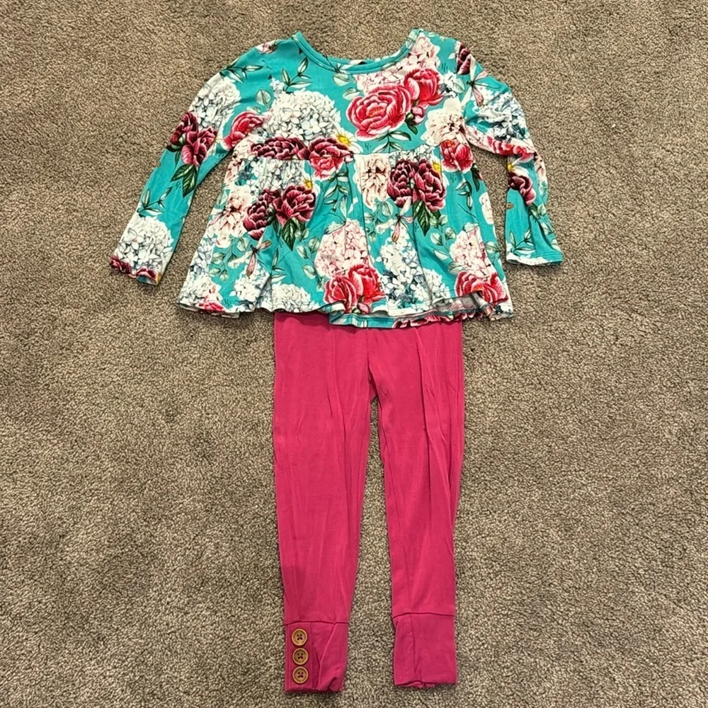 Posh Peanut Eloise Peplum Set